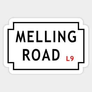 Melling Road Sticker